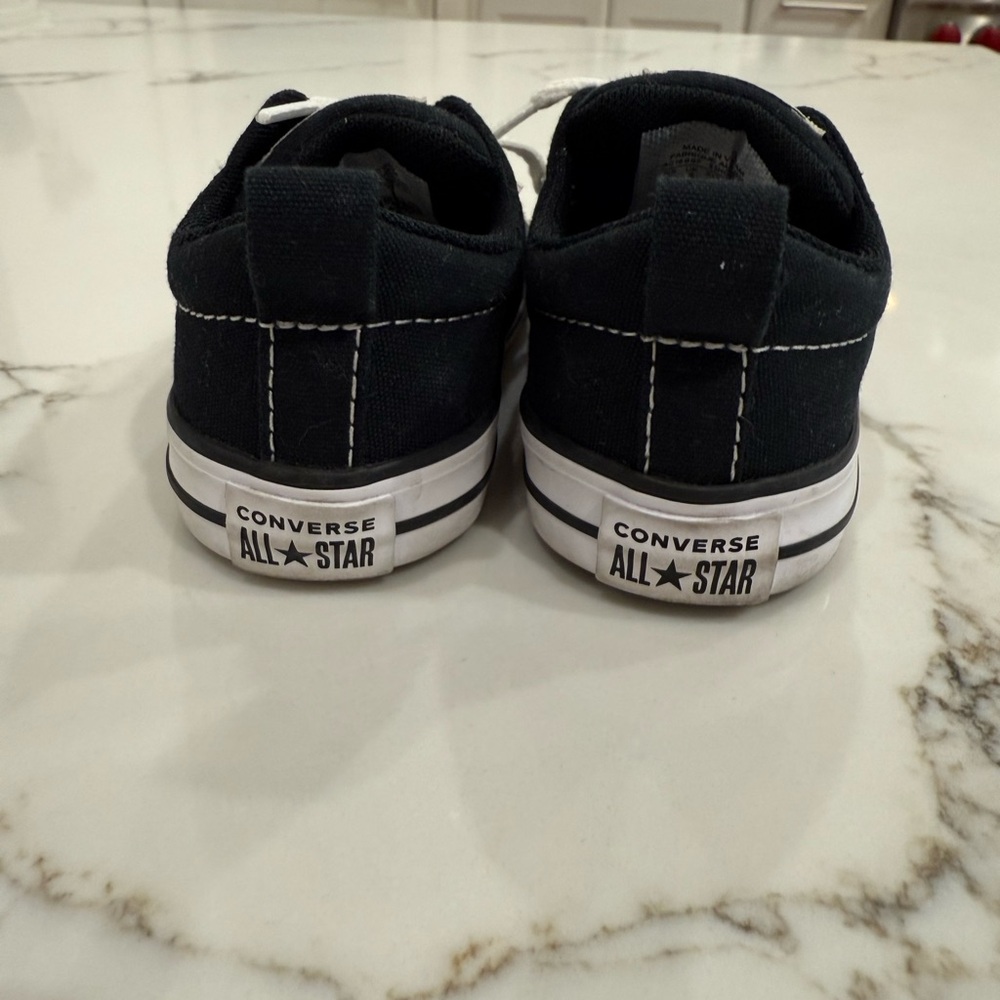 Kids Black Converse Sneakers - Picture 3 of 6